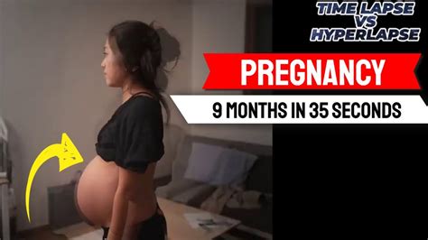 Pregnancy Time Lapse 9 Months In 35 Seconds YouTube