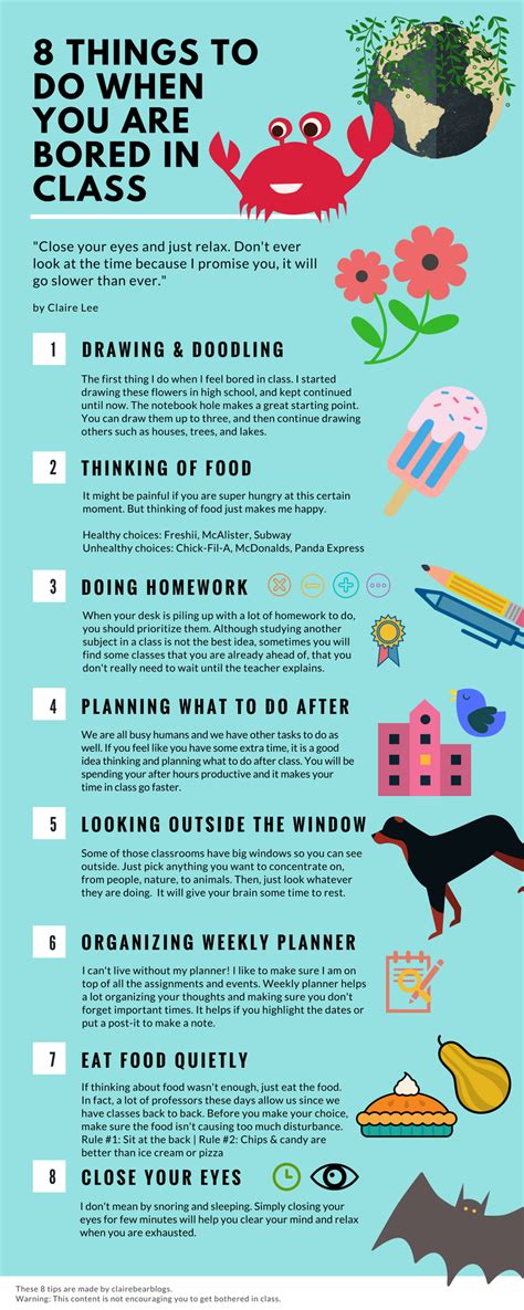 8 Things You Can Do When You Are Bored In Class