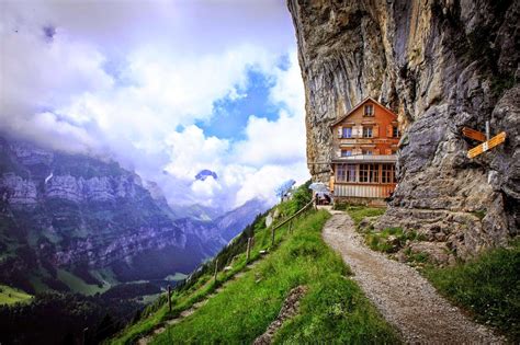 Inspired Tour Enjoy The Beauty Of Aescher Hotel In Switzerland