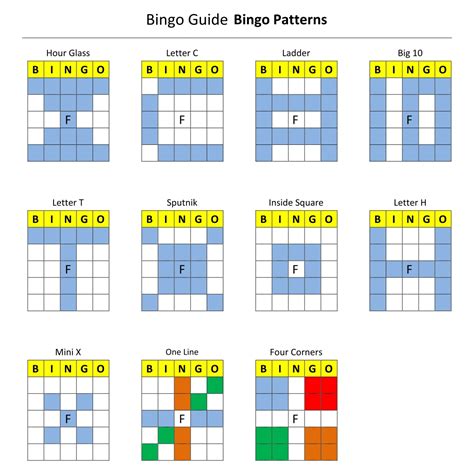 Bingo Game Patterns 12 Free Pdf Printables Printablee