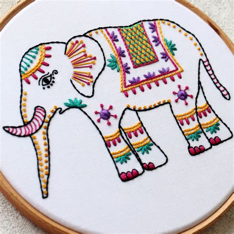Elephant Embroidery Pattern Cute Elephant Embroidery Designs Page 5