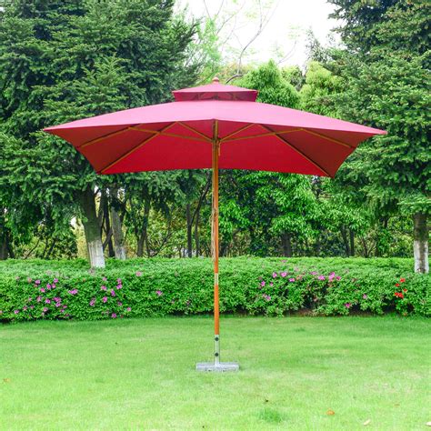 Taking proper care of your parasols ensures maximum durability. Outsunny 3M Garden Parasol Patio Bamboo Sun Umbrella Sun ...