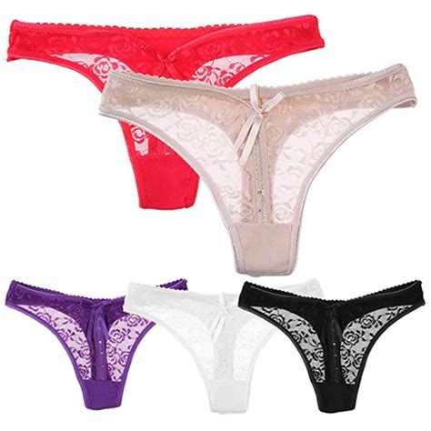 Buy Sexy Bow Lace Bandage G String Women Thongs