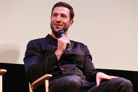 Pablo Schreiber And Halo Cast Support Ukraine With Ribbon Pins At Sxsw