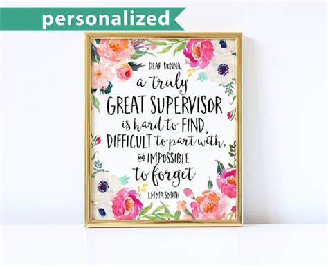 Supervisor T A Truly Great Supervisor Is Hard To Find Etsy