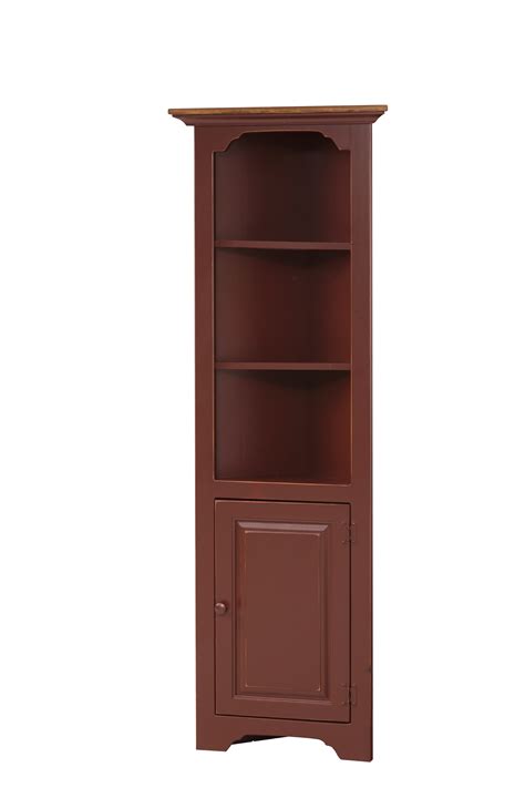Small Corner Cabinet With Wood Door Ie 183 Our Country Hearts