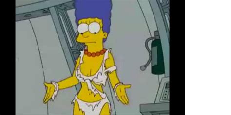 Marge Simpson Hot Pics Marge Simpson In Skimpy Torn Up Bathing Suit