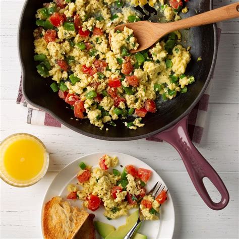 Scrambled Eggs With Vegetables Recipe How To Make It