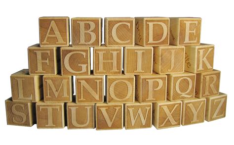 Wooden Blocks With Alphabet Clip Art Library