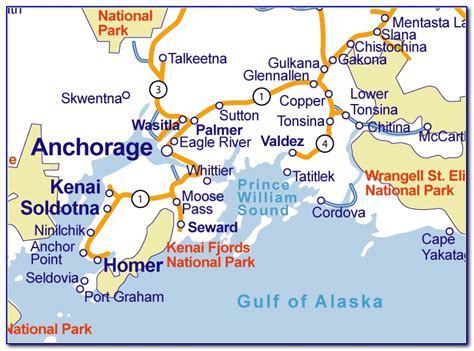 Map Of Seward Alaska Area Maps Resume Examples Vek1d3wo8p