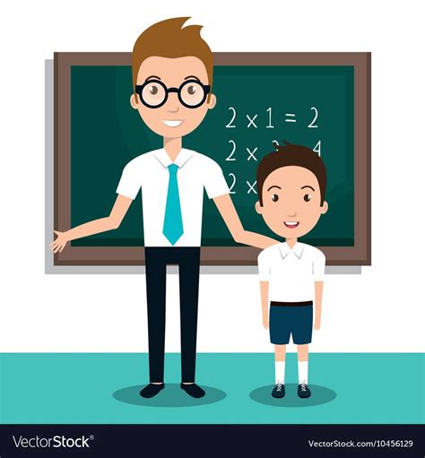 Free Preview School Teacher Adobe Illustrator Vector Free Royalty