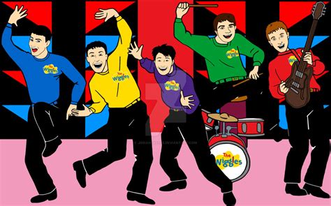 The Five Wiggles Dancing And Wiggling By Josiahokeefe On Deviantart