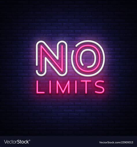 Emily norris is the managing editor of traders reserve; No limits neon text no limits neon sign Royalty Free Vector