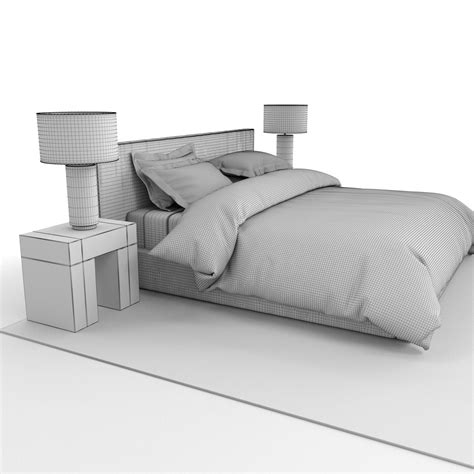 Modern Bedroom 3d Model 40 Max Fbx Obj Free3d