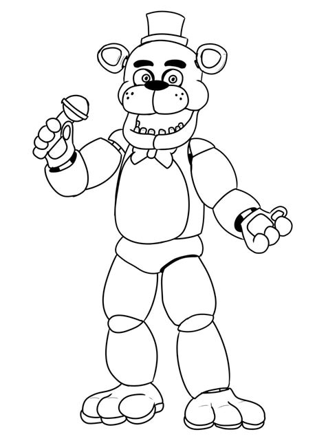 Five Nights At Freddys Coloring Pages Coloring Homyracks