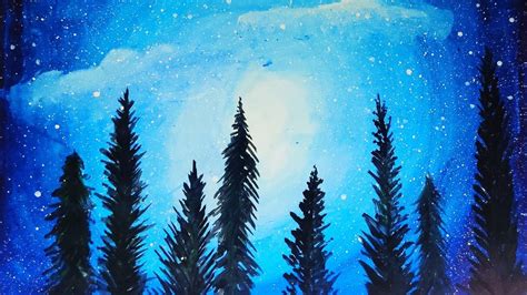 Night Sky Drawing Tutorial Drawing Night Sky With Colored Pencils