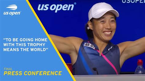 Sam Stosur And Shuai Zhang Press Conference 2021 Us Open Final Youtube