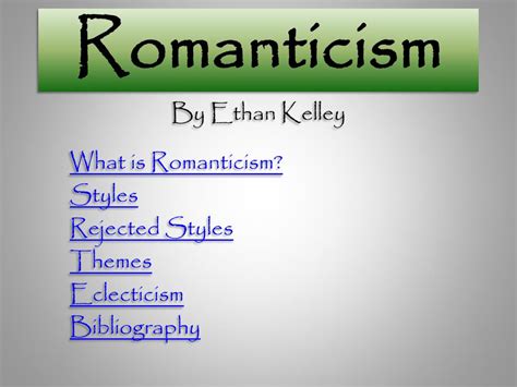 Ppt Romanticism Powerpoint Presentation Free Download Id2830360