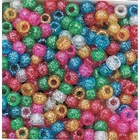 Assorted Sparkle Pony Beads Beckers School Supplies