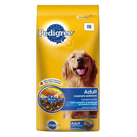 At pedigree®, everything we do is for the love of dogs, from the dog food we make to the dog adoption drive we support. Pedigree Adult Complete Nutrition Chicken Flavor Dry Dog ...