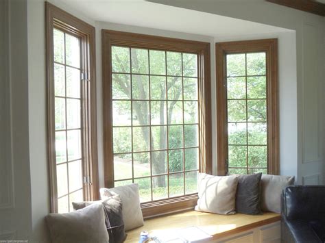 Attractive Andersen Windows With Pine Wood Interiors And Grids Opal