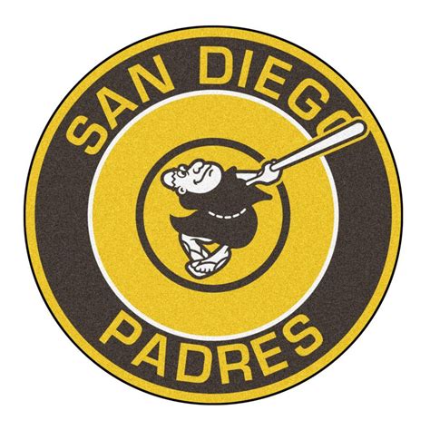 Mlb San Diego Padres Roundel Mat 27 Diameter San Diego Padres