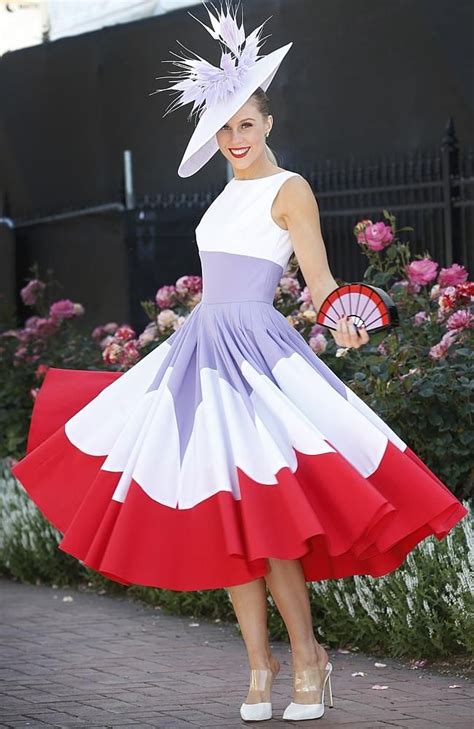 Melbourne Cup 2015 Fashion Dresses Hats Fascinators Frocks And Shocks Fashion Dresses For