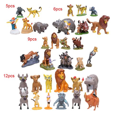 Cartoon The Lion King Simba Figure Toy Simba Mufasa Nala Hyenas Timon