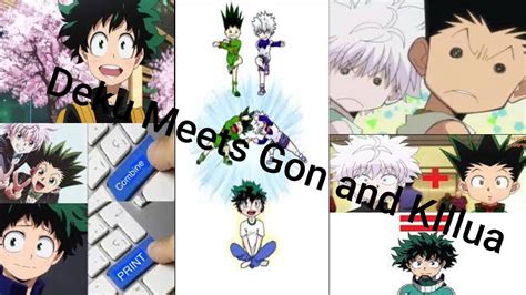 Deku Meets Gon And Killua Part 1 Hxhmha Crossover Texting Story