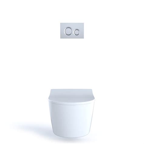 Toto® Rp Wall Hung Contemporary D Shape Dual Flush 128 And 09 Gpf
