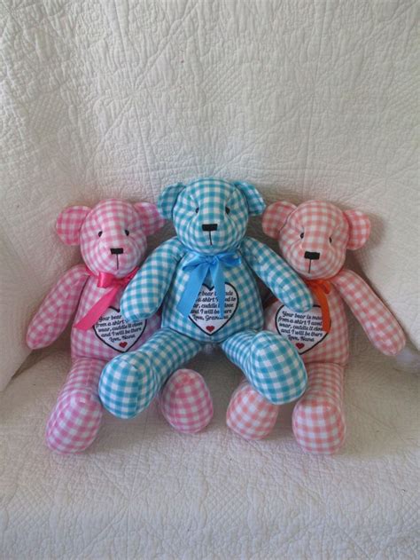 Custom Order For Jennifer Etsy Handcrafted Quilts Keepsake Bear