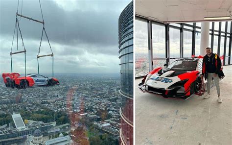 Watch Mclaren Senna Gtr Hoisted Into A 57th Floor Apartment