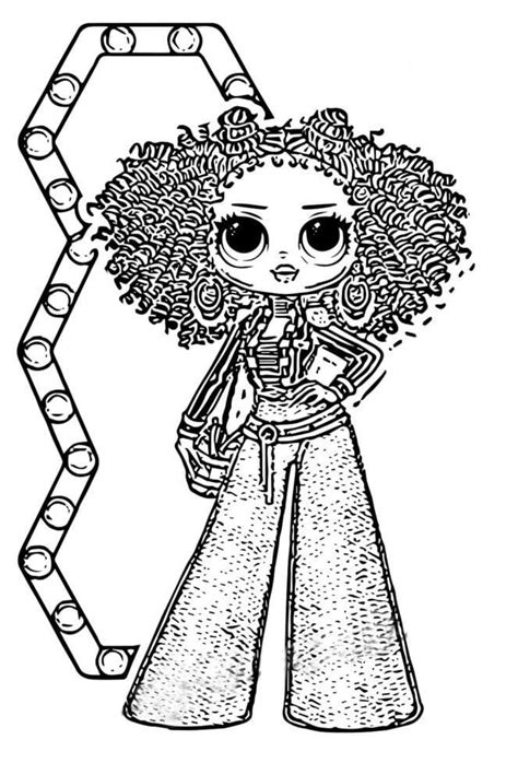 Lol Omg Royal Bee Coloring Page Free Printable Coloring Pages For Kids