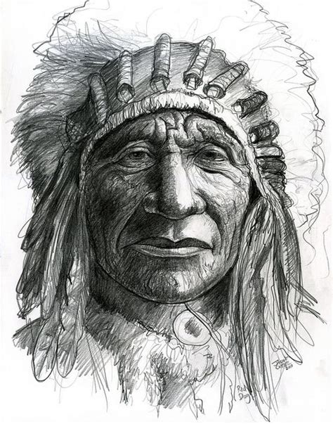 Native American Close Up Native American Drawing Native American