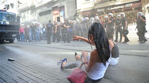 Police Fire At Pride March In Istanbul With Water Cannons And Rubber