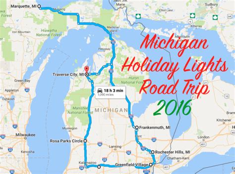 Take The Ultimate 2016 Holiday Lights Road Trip In Michigan