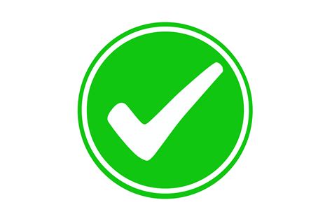 Green Check Mark Icon Png