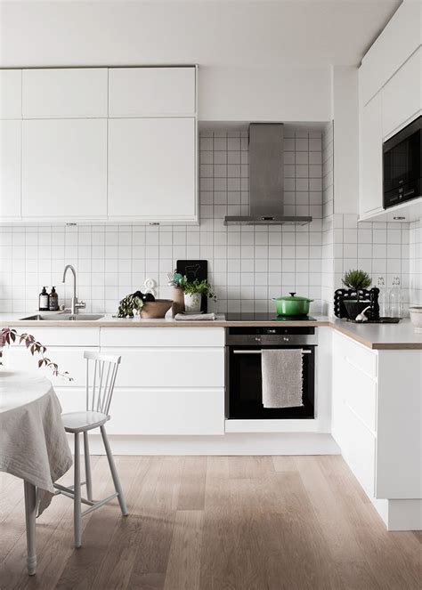 That is, even if you try to combine it with brown or. Lovely Scandinavian family home (Decordots) | Kitchen ...