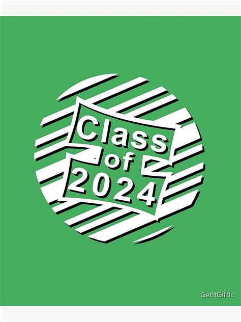 Class Of 2024 Graduation Design Canvas Print For Sale By Getittit