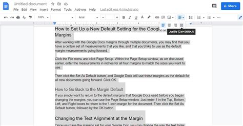How To Change Your Margins In Google Docs