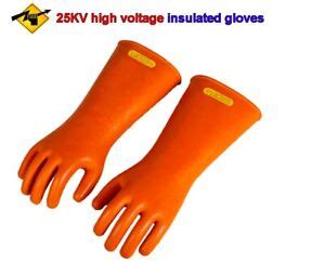 High Voltage Electrical Electrician Safety Work Gloves Insulation Protective Ppe Ebay