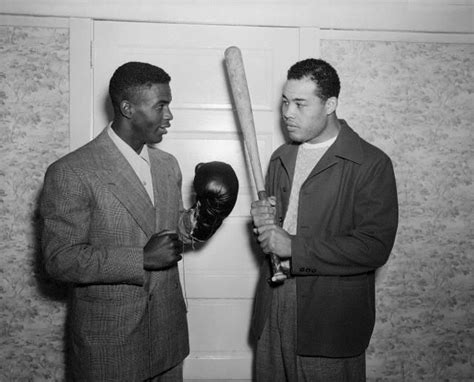 Jackie Robinson And Joe Louis In 1946 Heroes Histoire Des Noirs American