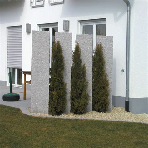 4,3 von 5 sternen 16. Bildergebnis für sichtschutz garten granit | Sichtschutz ...