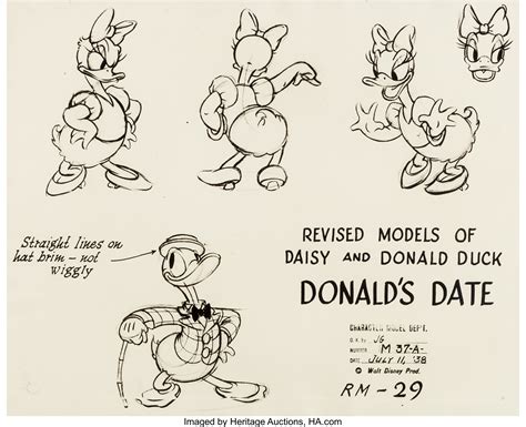 Mr Duck Steps Out Donalds Date Daisy And Donald Duck Studio Lot