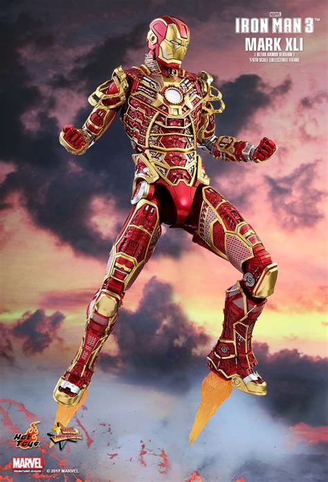 Lego iron man 3 : Hot Toys Iron Man Mark 41 Bones Retro Armor Version ...