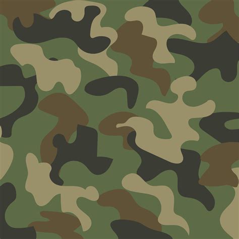 Army Camouflage Pattern Vector Army Military