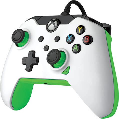 Pdp Wired Controller Neon White Exotique