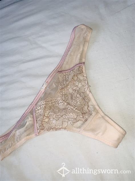 Buy Pregnant And Horny Pink And Gold Detailed Thong