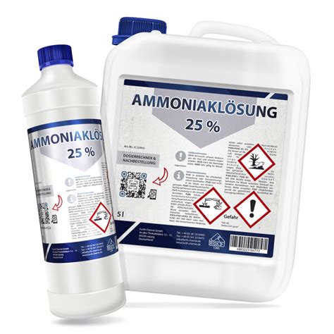 Ammoniaklösung 25 Salmiakgeist Bei FURTH CHEMIE kaufen