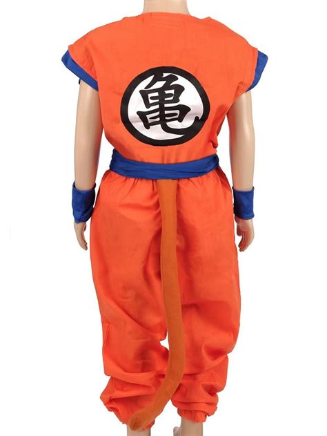 Dragon Ball Children Costume Son Gokus Training Suit At Master Roshis